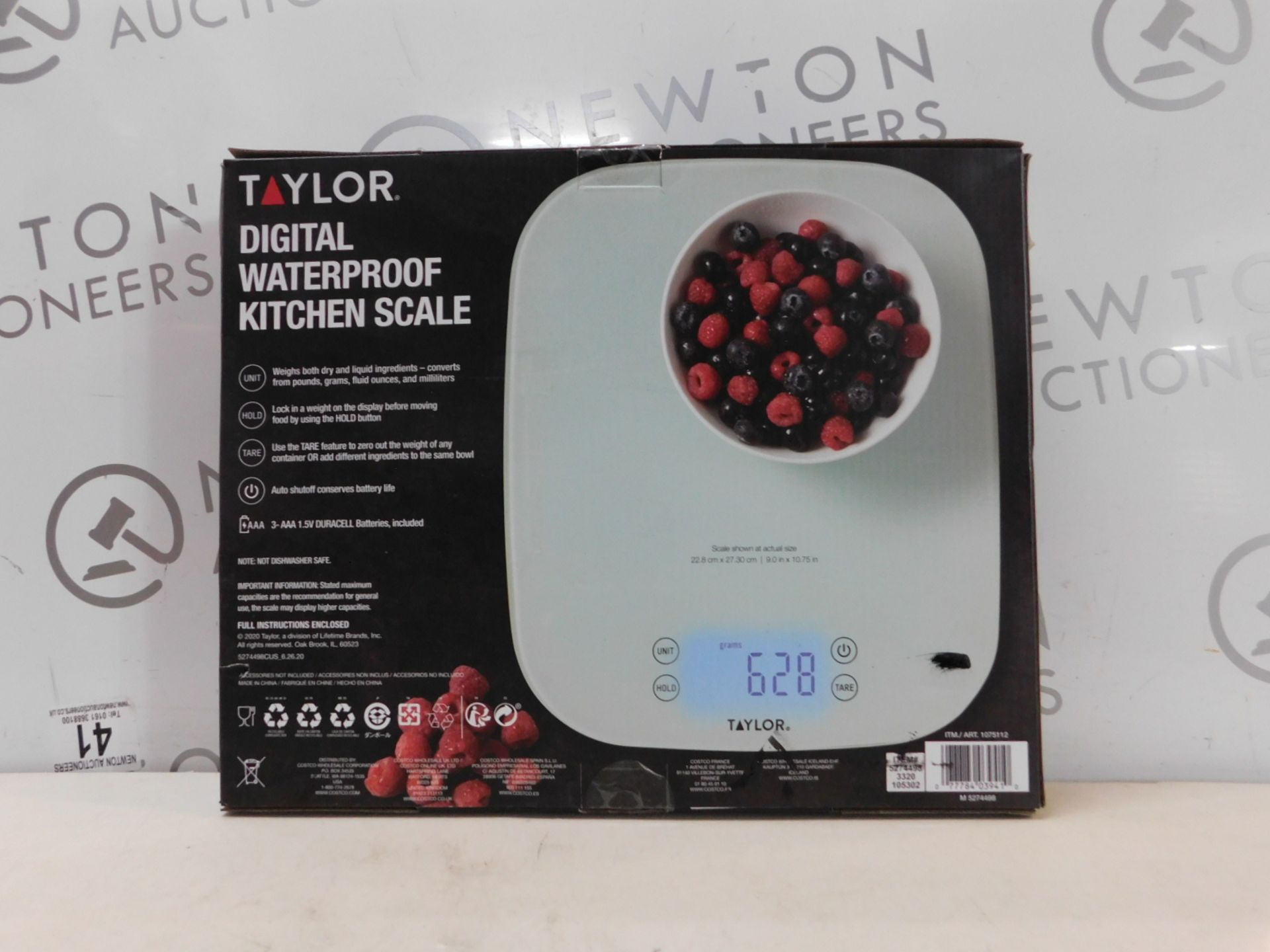 1 BOXED TAYLOR DIGITAL KITCHEN SCALE RRP Â£29.99