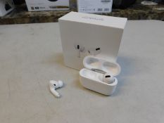 1 BOXED PAIR OF APPLE AIRPODS PRO BLUETOOTH EARPHONES WITH WIRELESS CHARGING CASE RRP Â£249.99 (