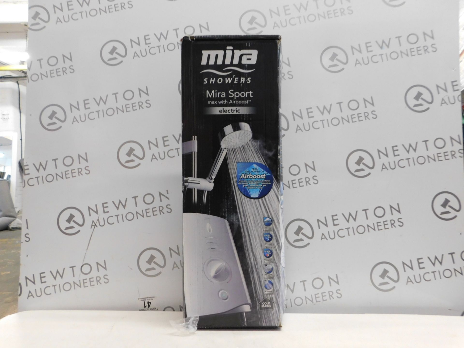 1 BOXED MIRA SHOWERS MIRA SPORT MAX WITH AIRBOOST WHITE 9KW MANUAL ELECTRIC SHOWER RRP Â£199