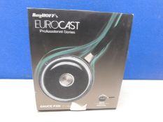 1 BRAND NEW BOXED BERGHOFF EUROCAST NON-STICK, SAUCE PAN 18CM RRP Â£49