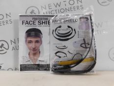 4 BRAND NEW PACK OF PROTECTIVE FACE SHIELD RRP Â£9.99