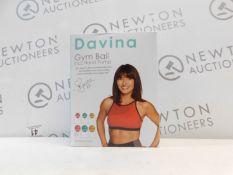 1 BRAND NEW BOXED DAVINA GYM BALL RRP Â£19