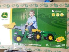 1 BOXED JOHN DEERE TRACTOR PEDAL RIDE ON RRP Â£99