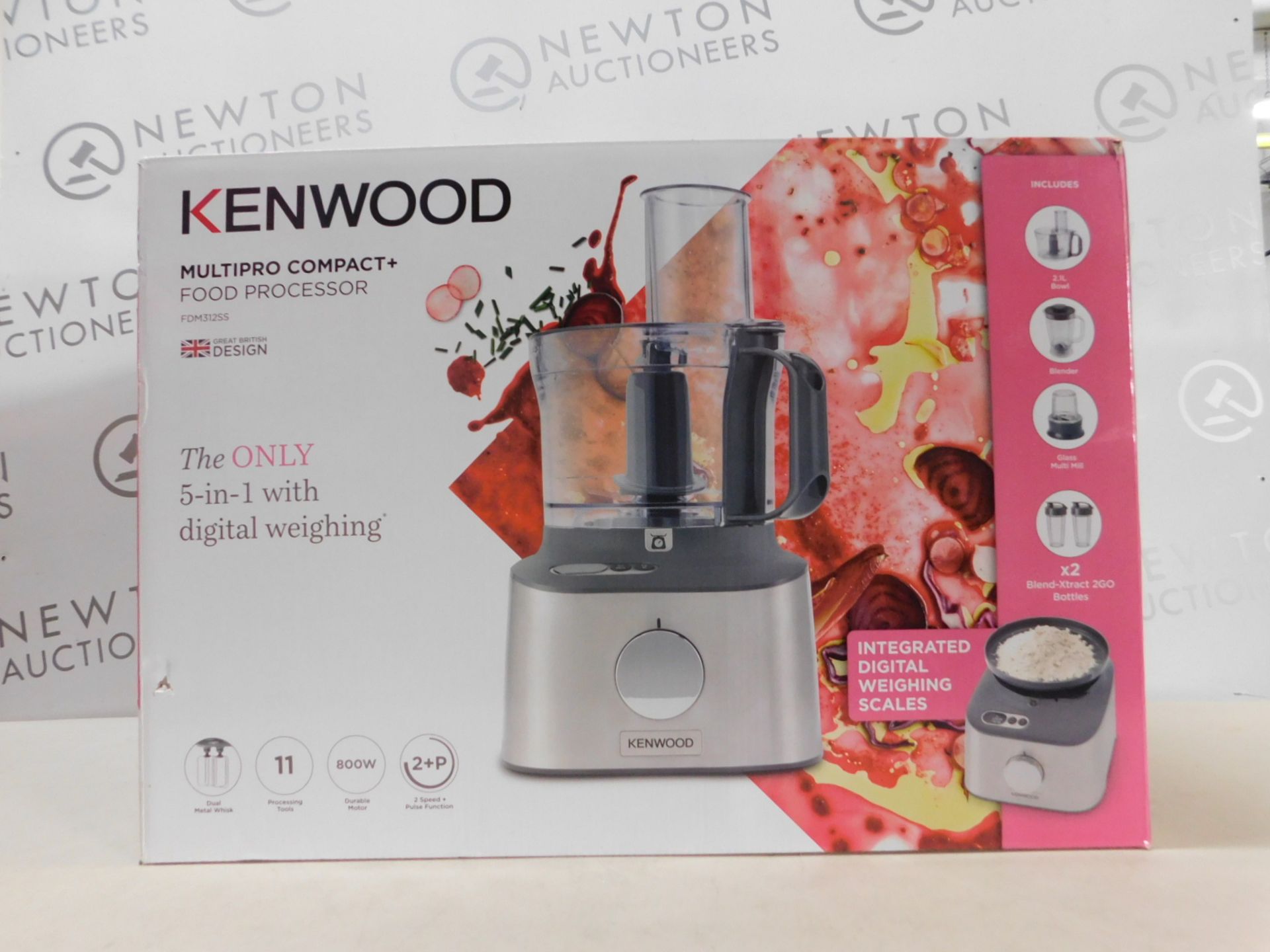 1 BOXED KENWOOD FDM312SS MULTIPRO COMPACT+ FOOD PROCESSOR Â£179