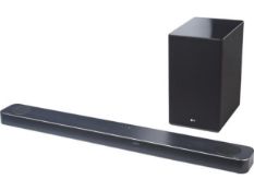 1 BOXED LG SL8YG 3.1.2CH HIGH RES AI WIRELESS SOUNDBAR & SUBWOOFER WITH GOOGLE ASSISTANT, MERIDIAN