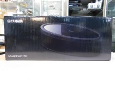 1 BOXED YAMAHA MUSICCAST 50 WIRELESS SMART SOUND SPEAKER IN BLACK RRP Â£359.99