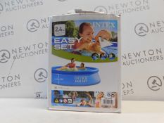 1 BOXED INTEX EASY SET 2.4M SWIMMING POOL RRP Â£39.99