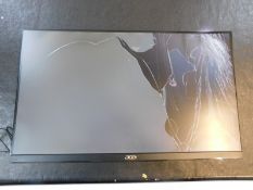 1 BOXED ACER R241YBBMIX FULL HD 24" IPS LCD MONITOR RRP Â£149 (SMASHED SCREEN)