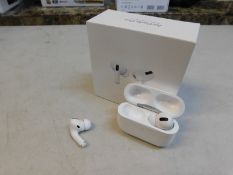 1 BOXED PAIR OF APPLE AIRPODS PRO BLUETOOTH EARPHONES WITH WIRELESS CHARGING CASE RRP Â£249.99 (