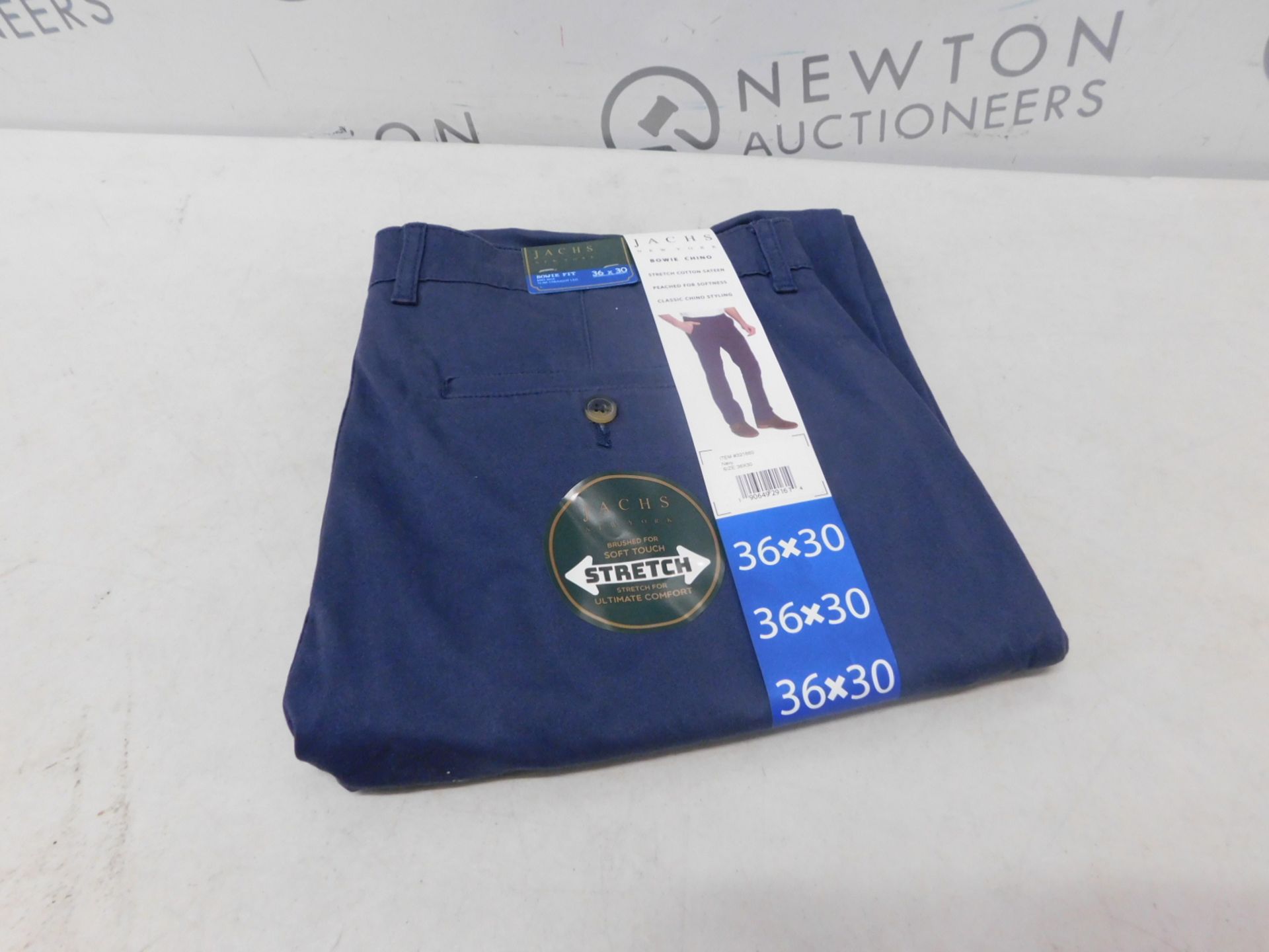 1 JACHS NEW YORK CLASSIC CHINO TROUSERS SIZE 36X30 RRP Â£79.99
