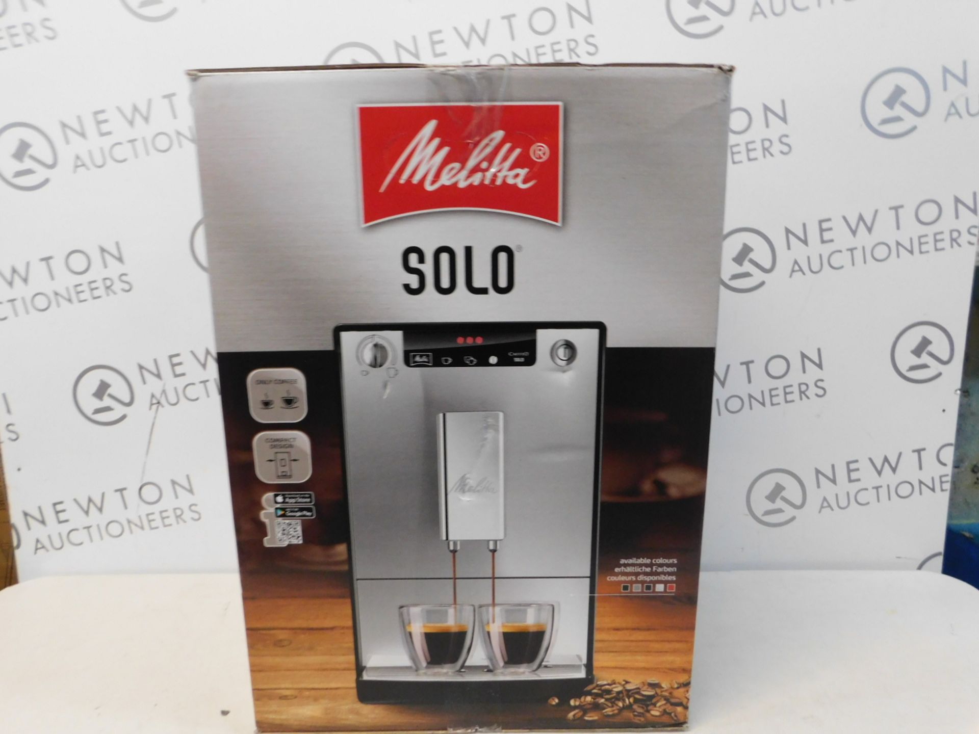 1 BOXED MELITTA SOLO PURE BLACK BEAN TO CUP COFFEE MACHINE E950-222 RRP Â£299.99