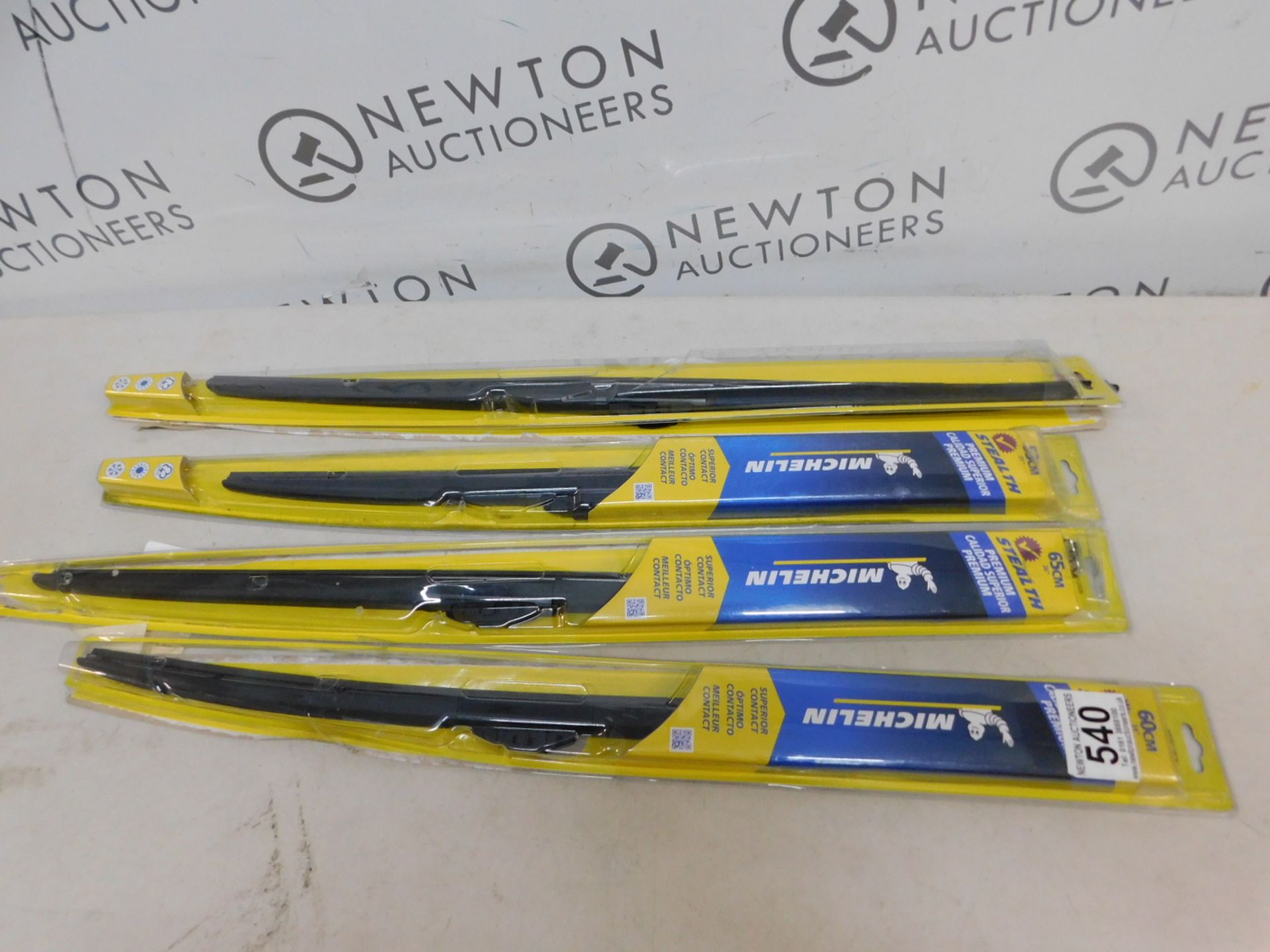 4 PACKS OF MICHELIN STEALTH WIPER BLADES IN VARIOUS SIZES RRP Â£49.99