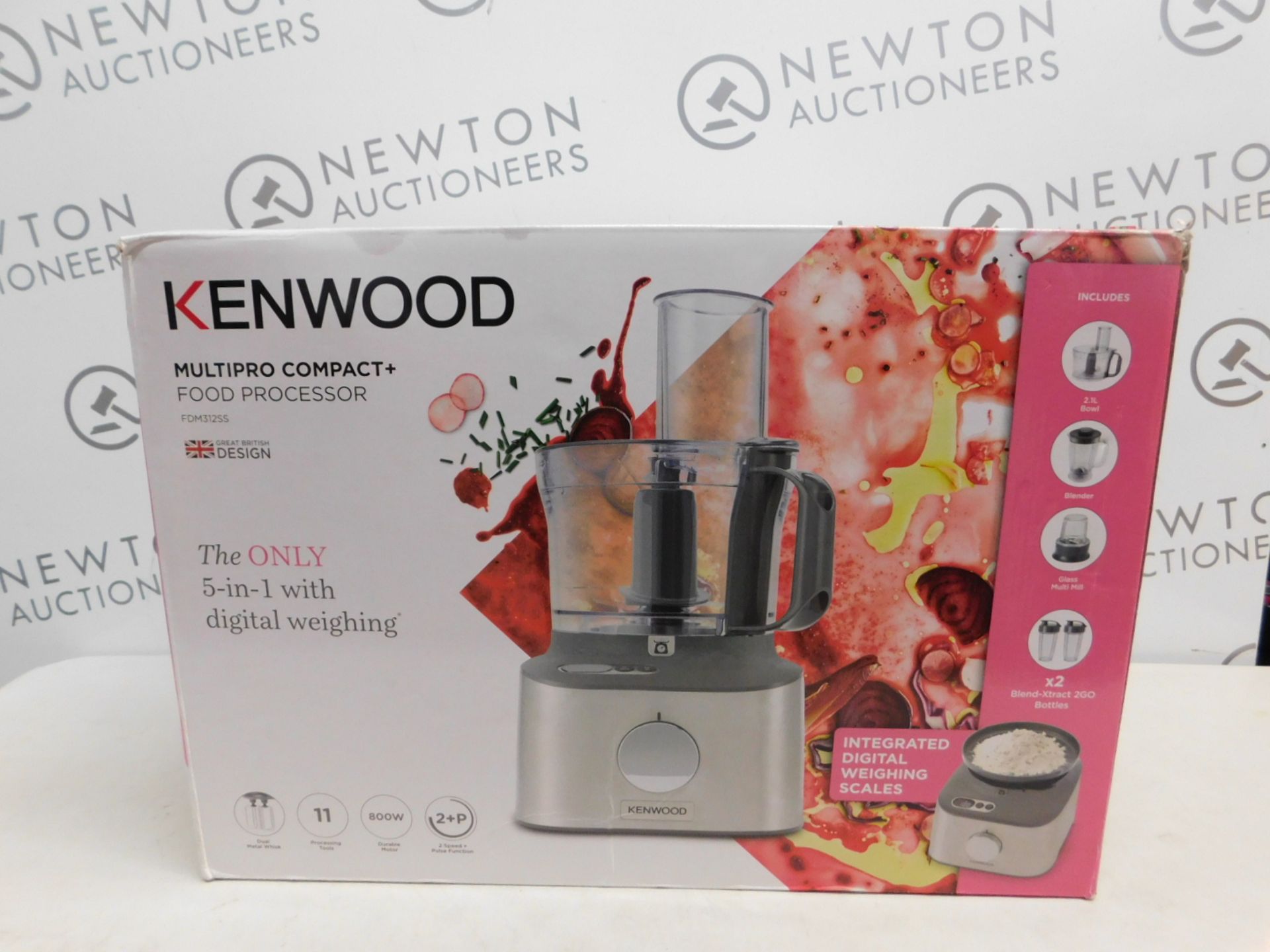 1 BOXED KENWOOD FDM312SS MULTIPRO COMPACT+ FOOD PROCESSOR Â£179