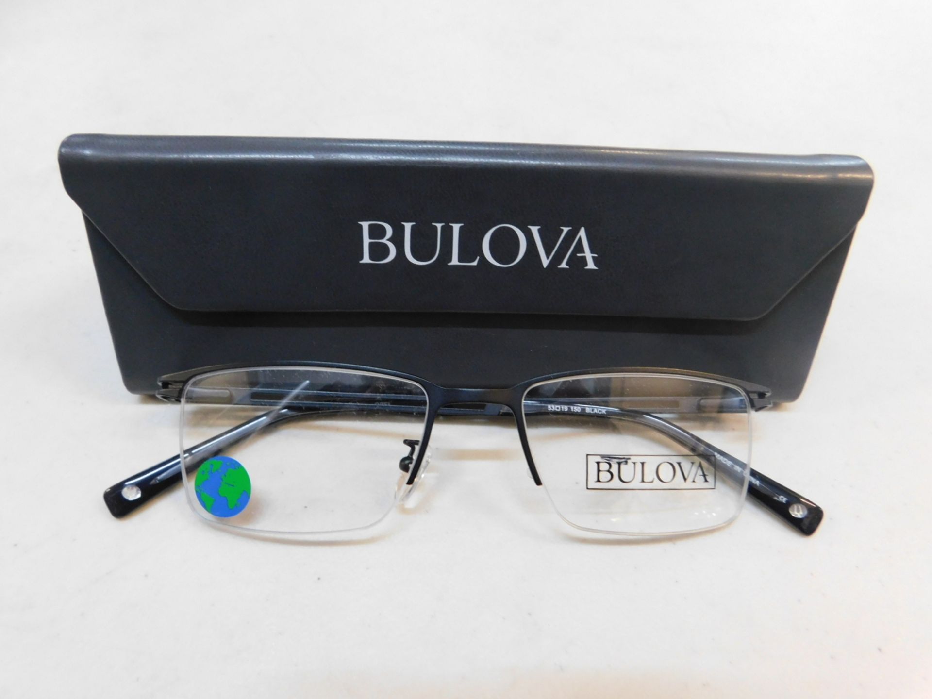 1 PAIR OF BULOVA GLASSES FRAME WITH CASE MODEL OREL RRP Â£59.99