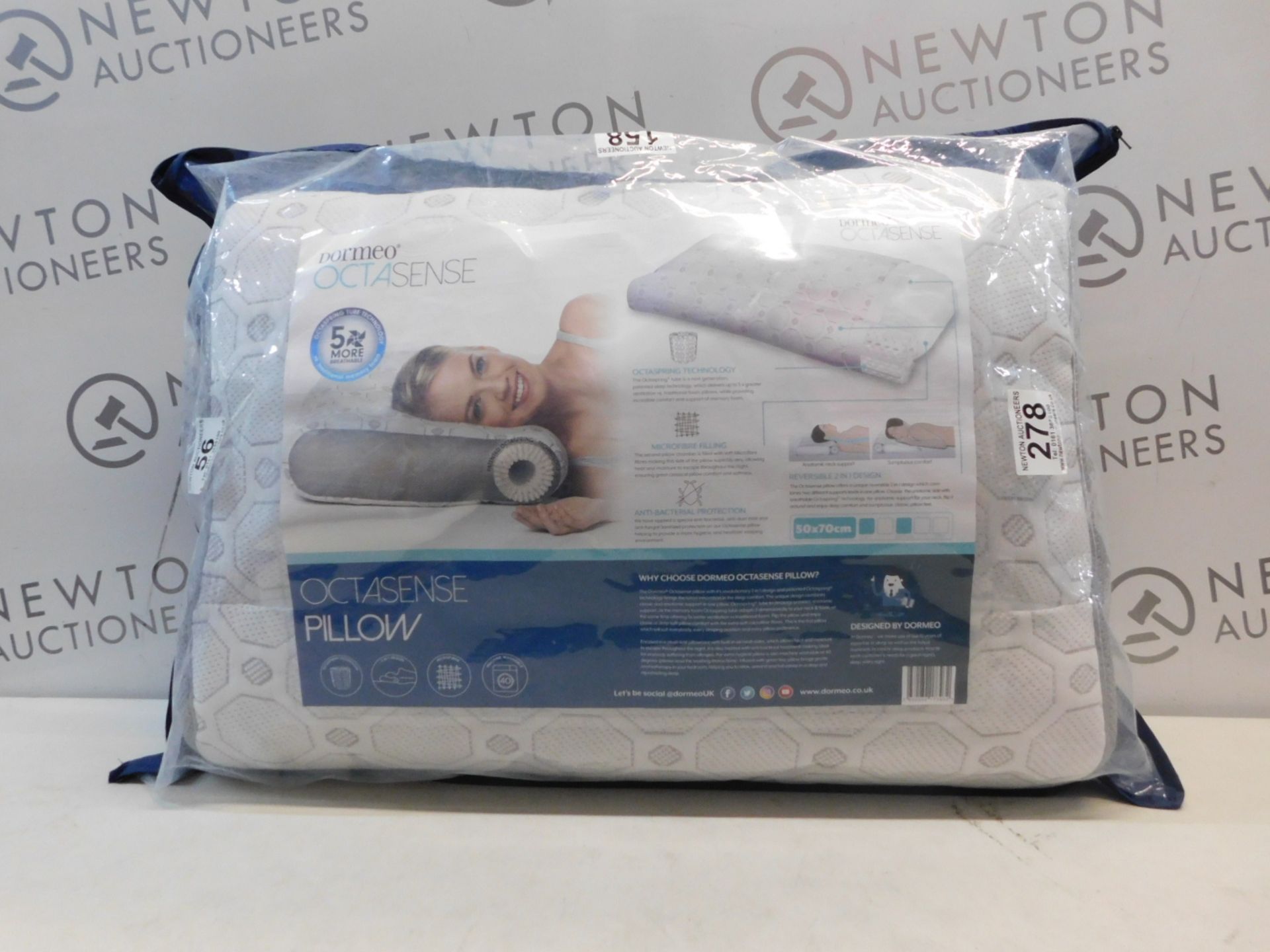 1 BAGGED SNUGGLEDOWN BLISS COOL TOUCH MEMORY FOAM PILLOW RRP Â£39.99