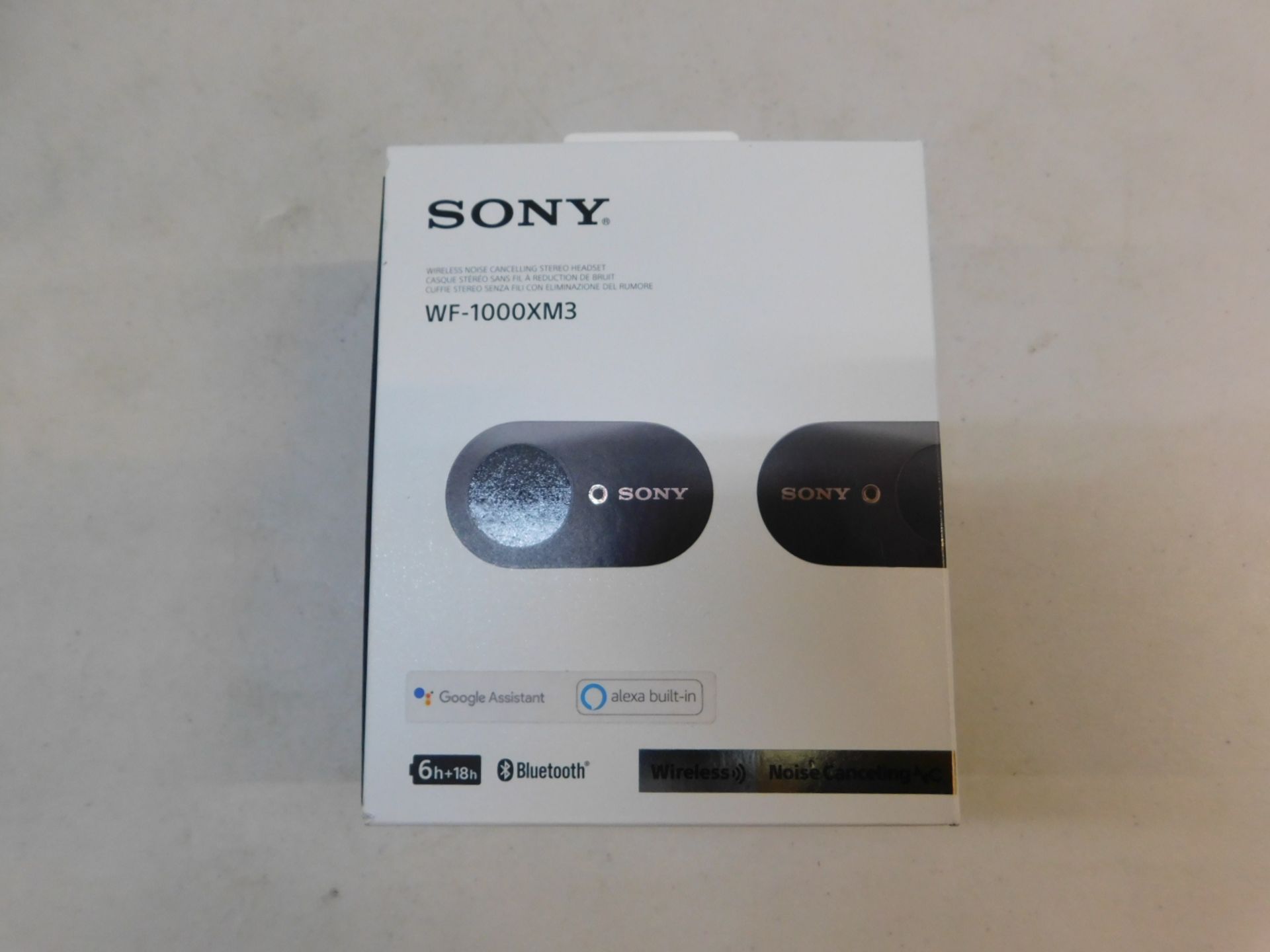 1 BOXED SONY EAR BUDS MODEL WF-1000XM3 RRP Â£229.99