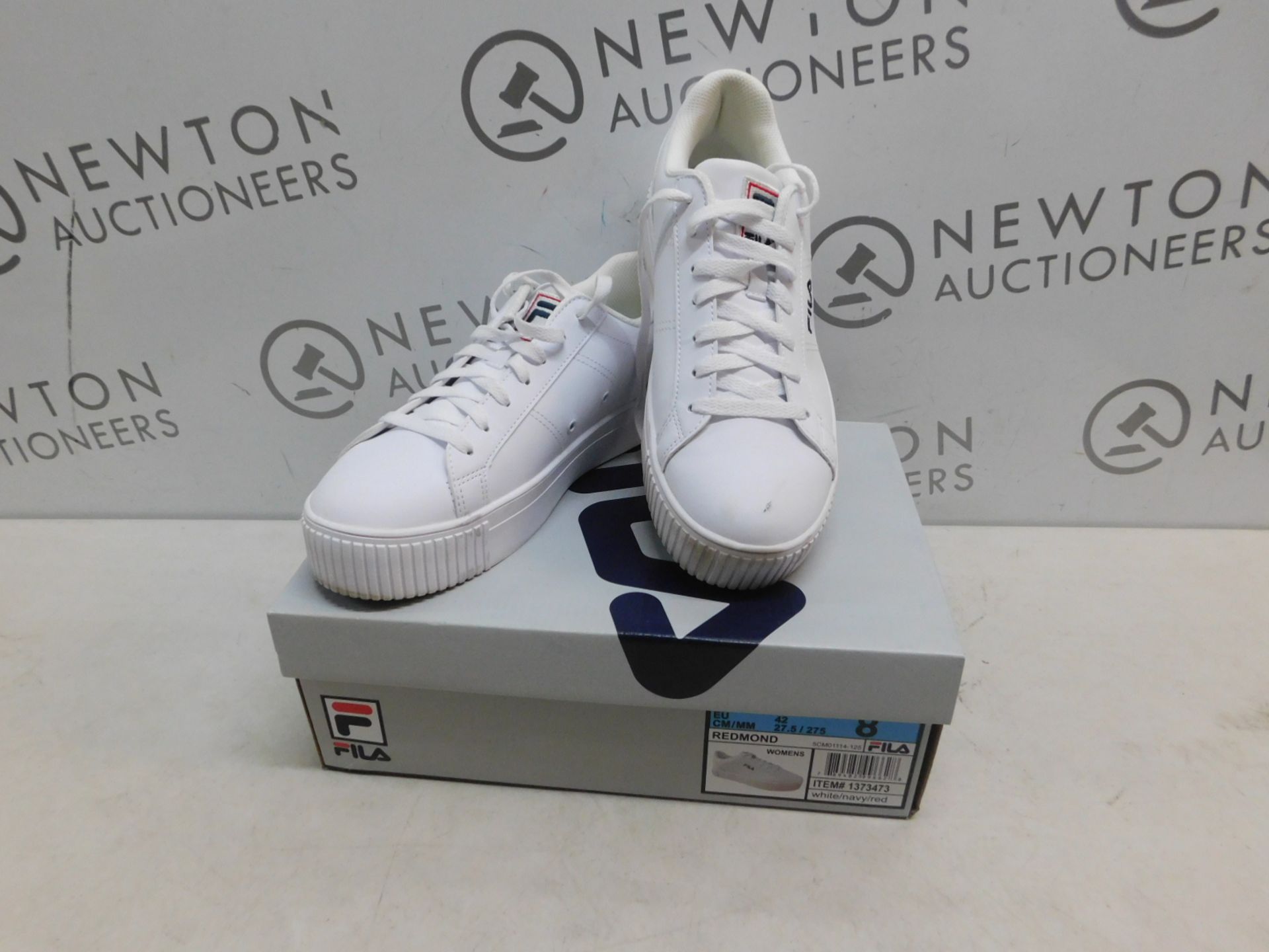 1 BOXED PAIR OF WOMENS FILA REDMOND TRAINERS UK SIZE 4.5 RRP Â£39