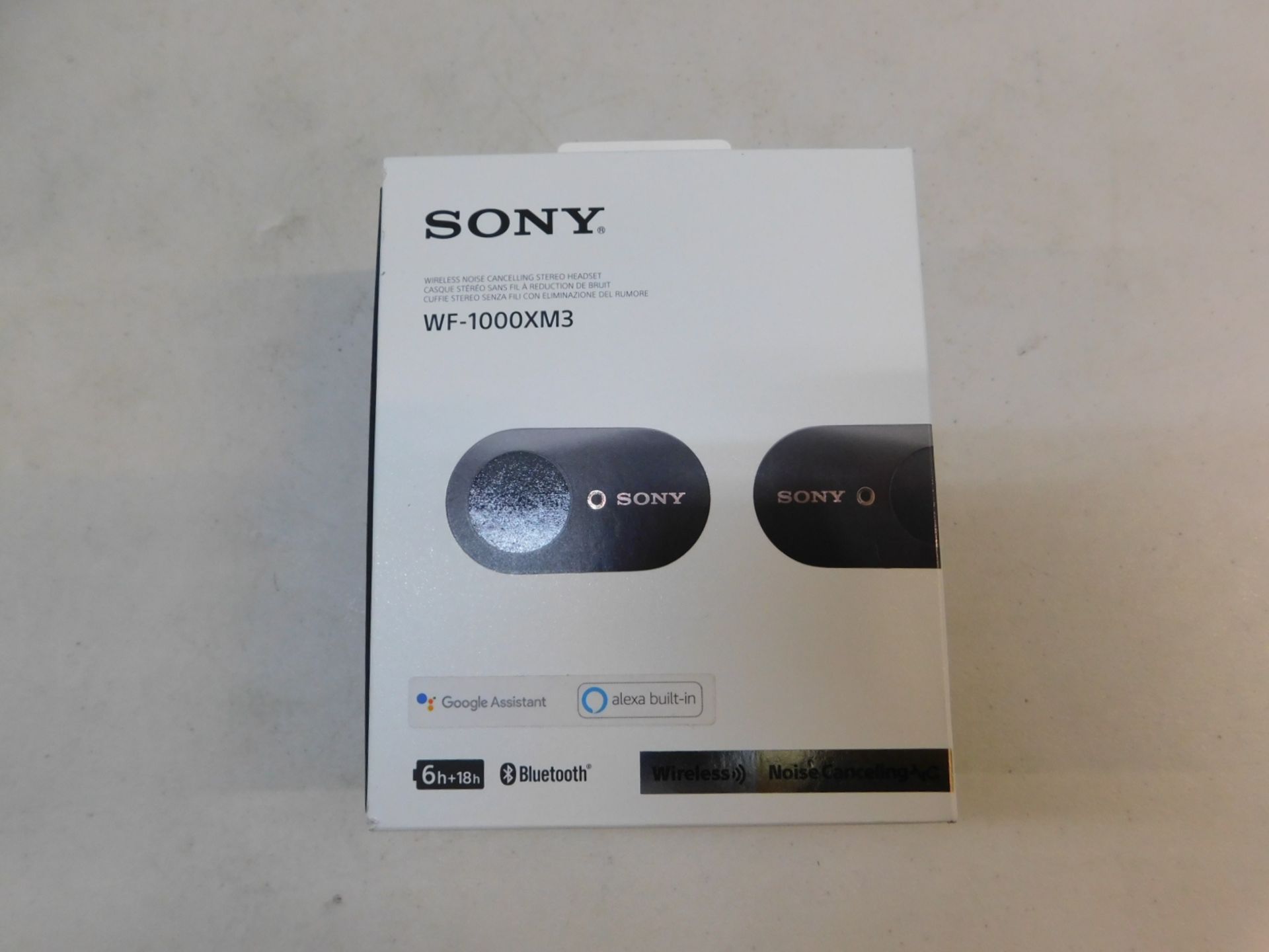 1 BOXED SONY EAR BUDS MODEL WF-1000XM3 RRP Â£229.99