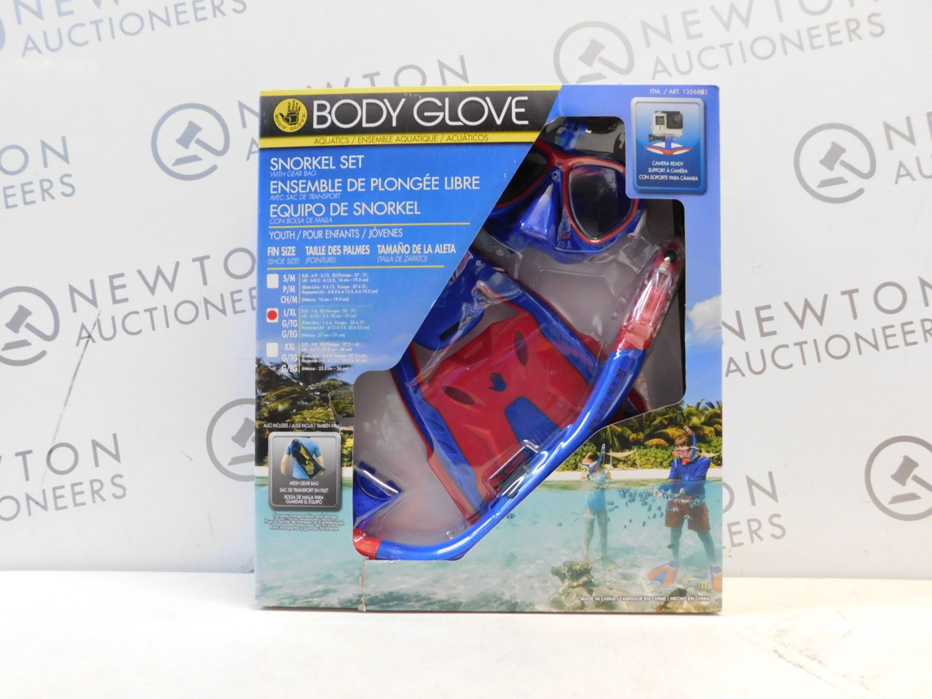 1 BRAND NEW BOXED BODY GLOVE SNORKEL SET RRP Â£49