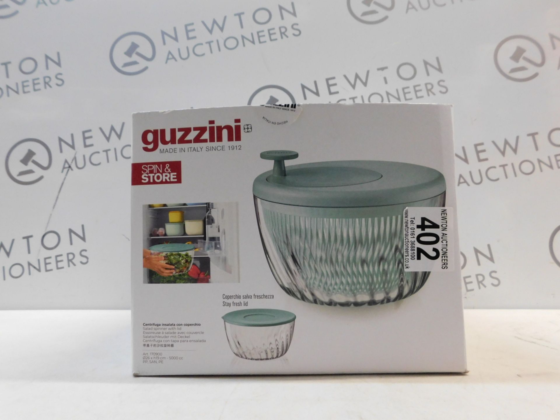 1 BOXED GUZZINI SALAD SPINNER SPIN & STORE RRP Â£29