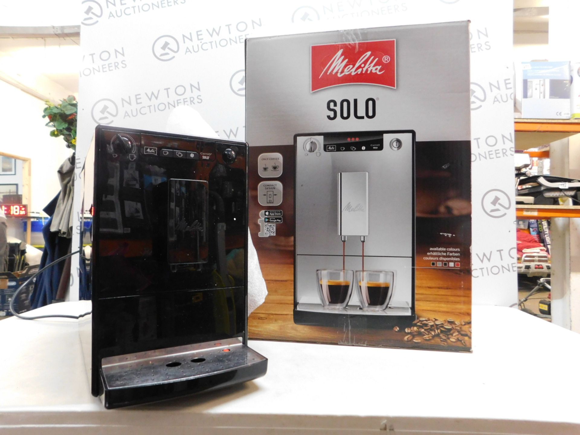 1 BOXED MELITTA SOLO PURE BLACK BEAN TO CUP COFFEE MACHINE E950-222 RRP Â£299.99