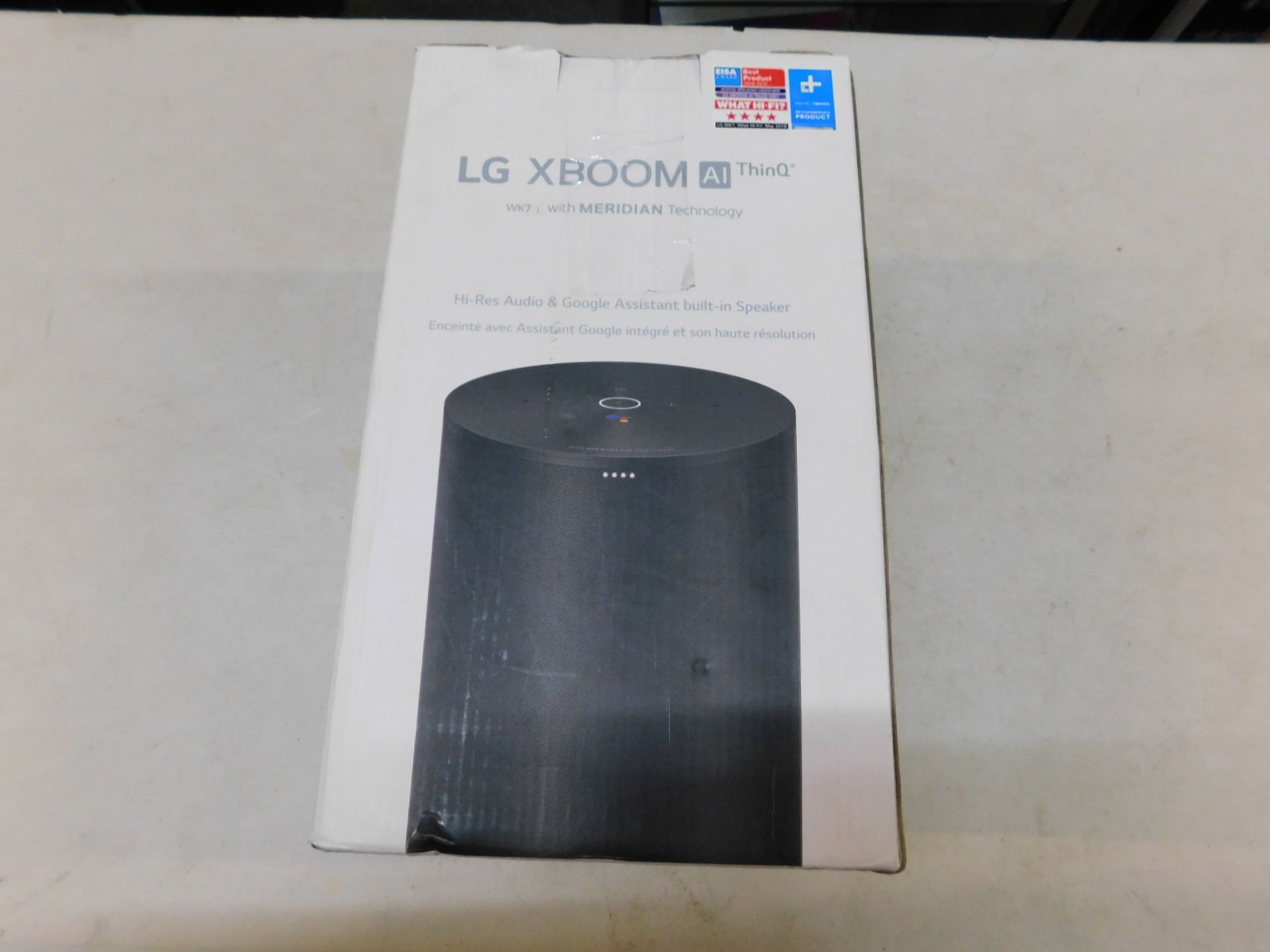 1 BOXED LG XBOOM THINQ SPEAKER WITH GOOGLE ASSIST RRP Â£99.99