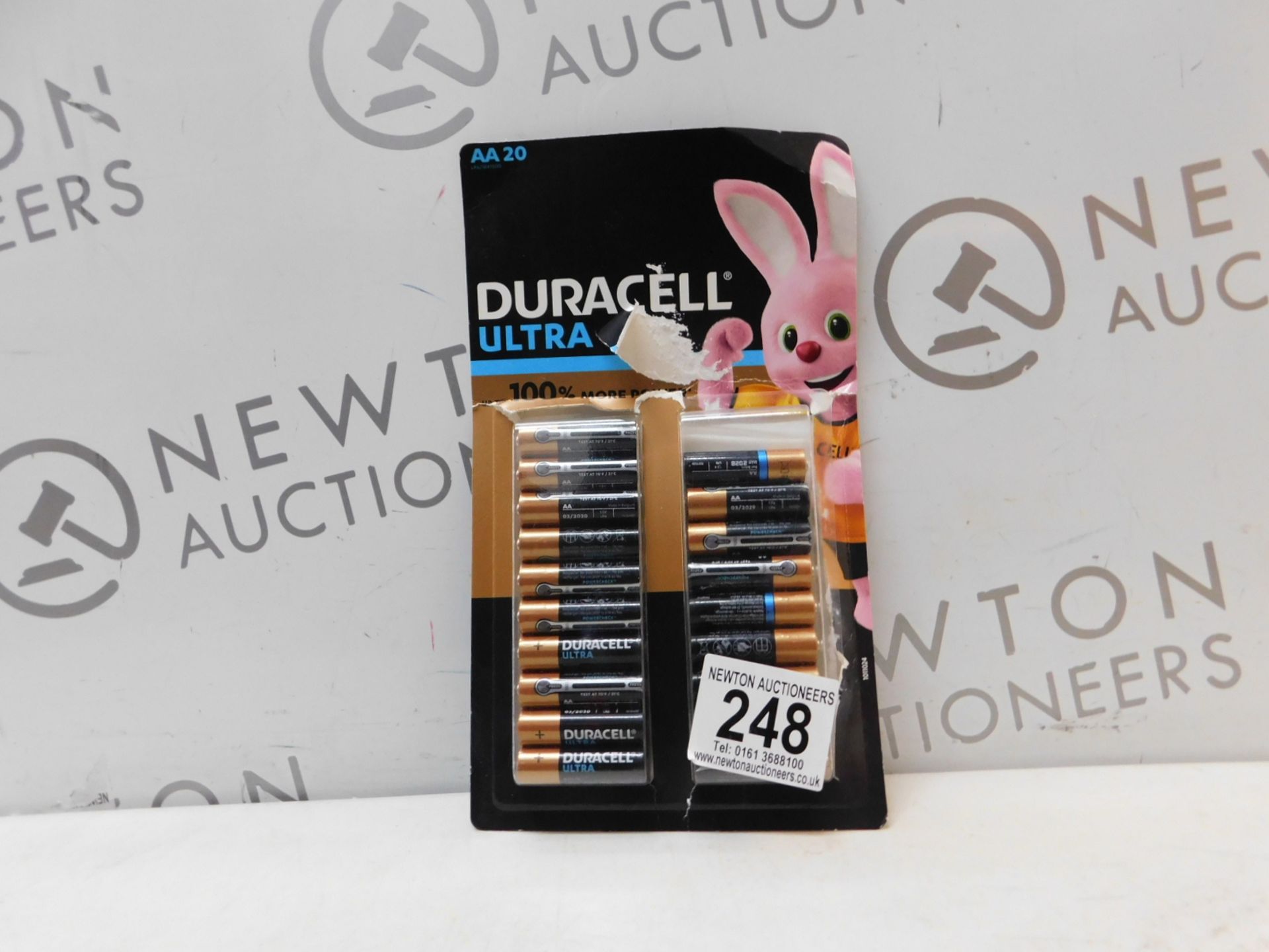 1 PACK OF 20 (APPROX) DURACELL AA BATTERIES RRP Â£29.99