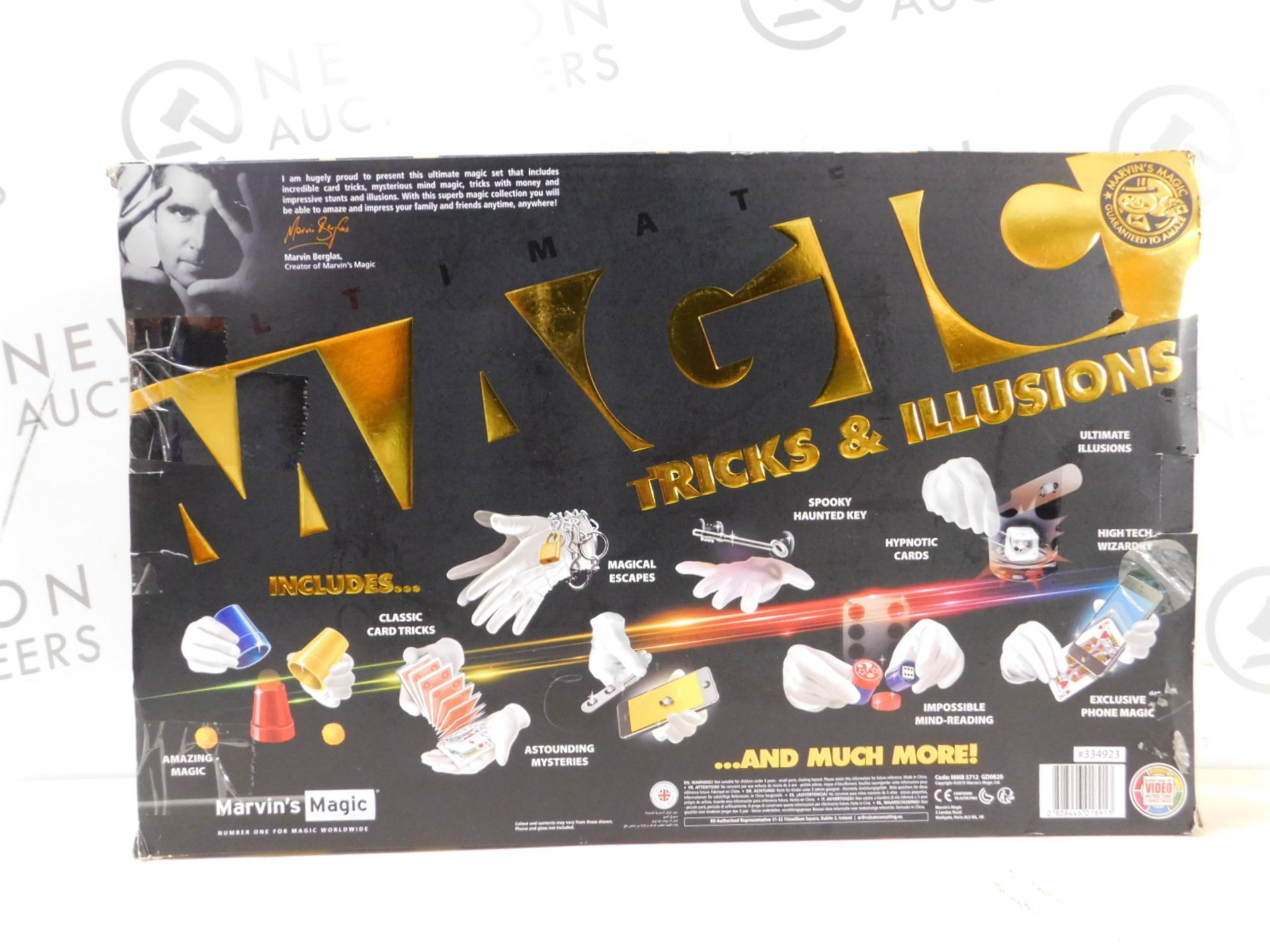 1 BOXED MARVINS IMAGIC DELUXE 365 BOX OF MAGIC TRICKS RRP Â£49.99