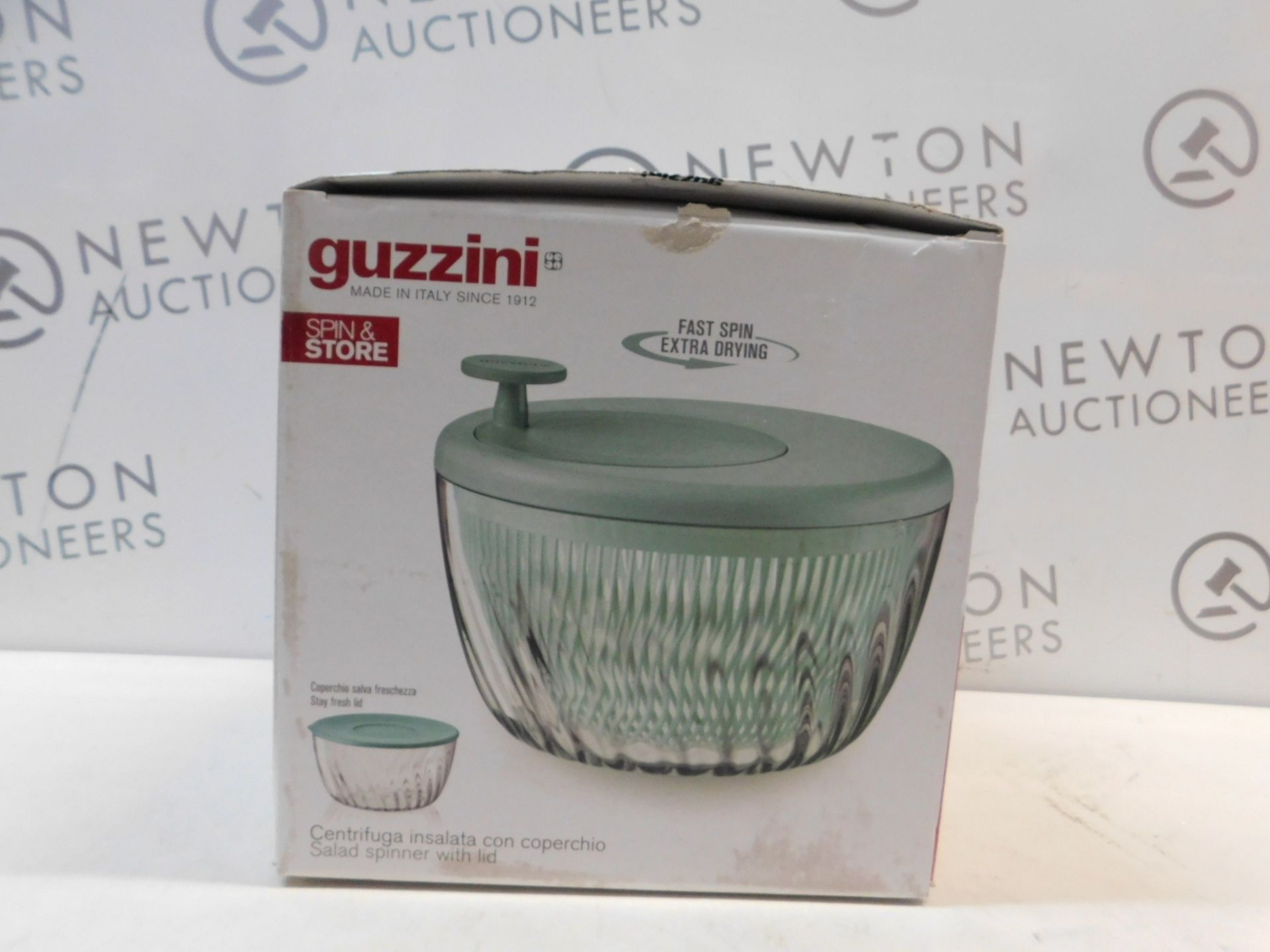 1 BOXED GUZZINI SALAD SPINNER SPIN & STORE RRP Â£29