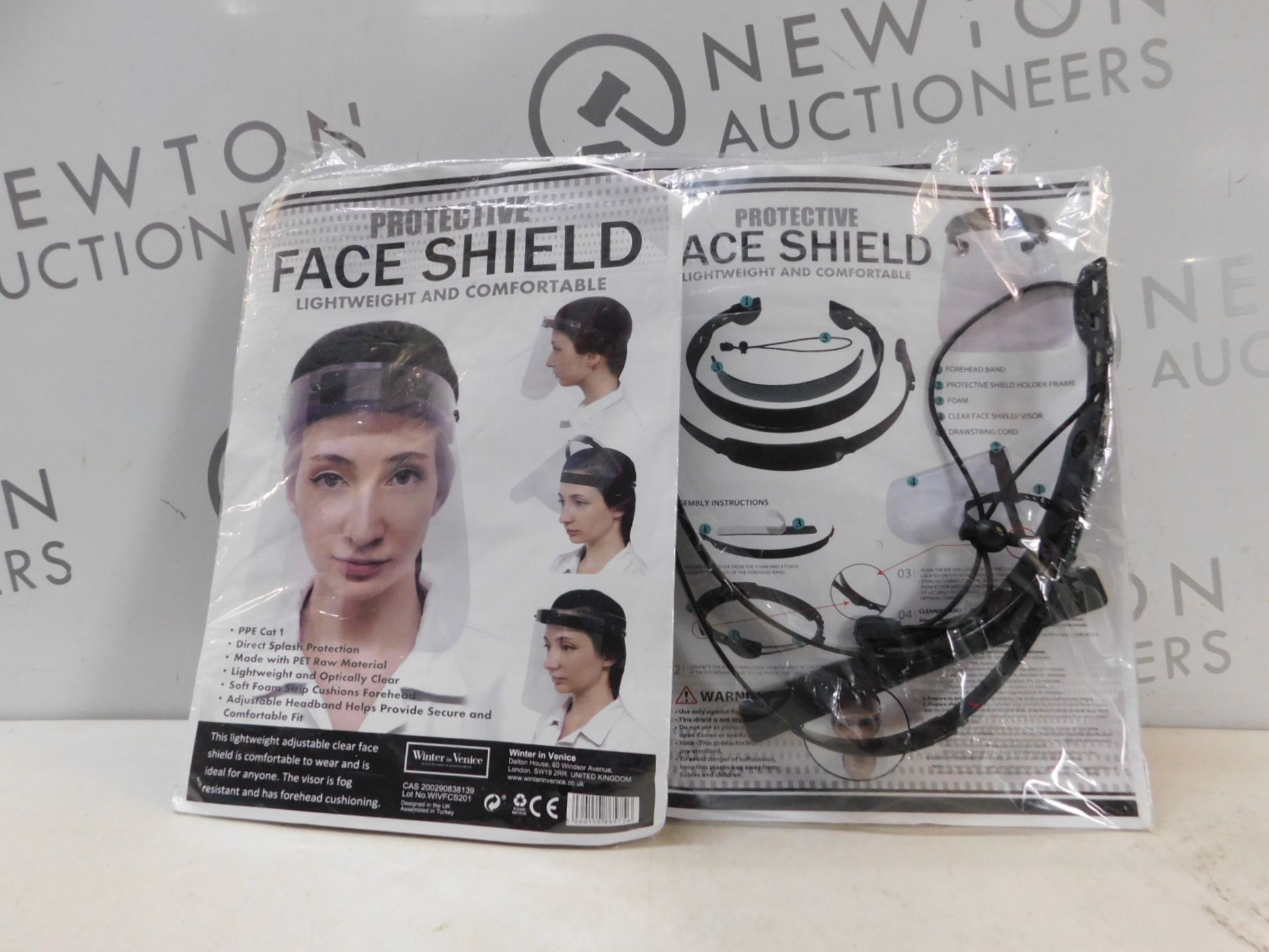 4 BRAND NEW PACK OF PROTECTIVE FACE SHIELD RRP Â£9.99