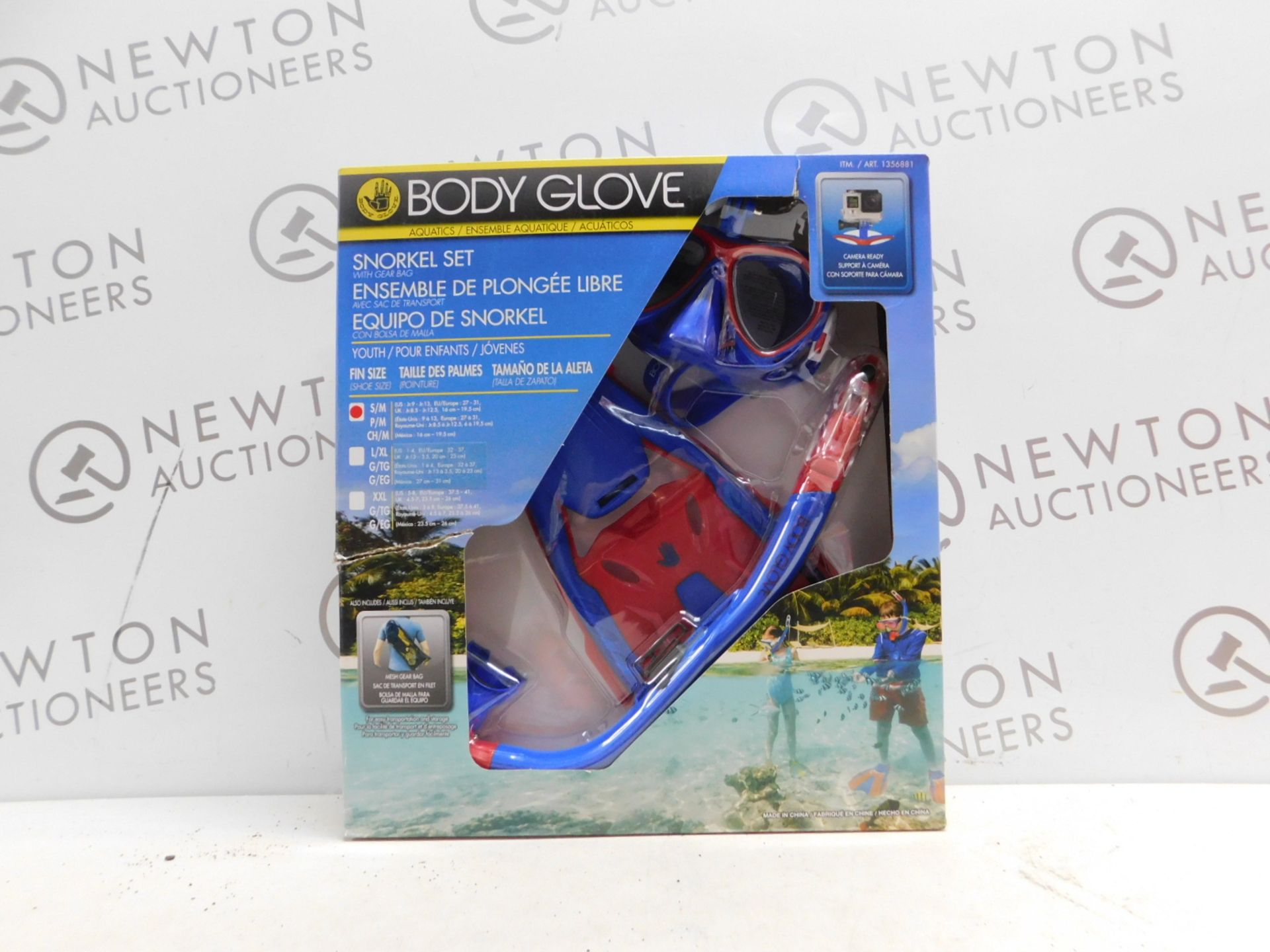 1 BRAND NEW BOXED BODY GLOVE SNORKEL SET RRP Â£49