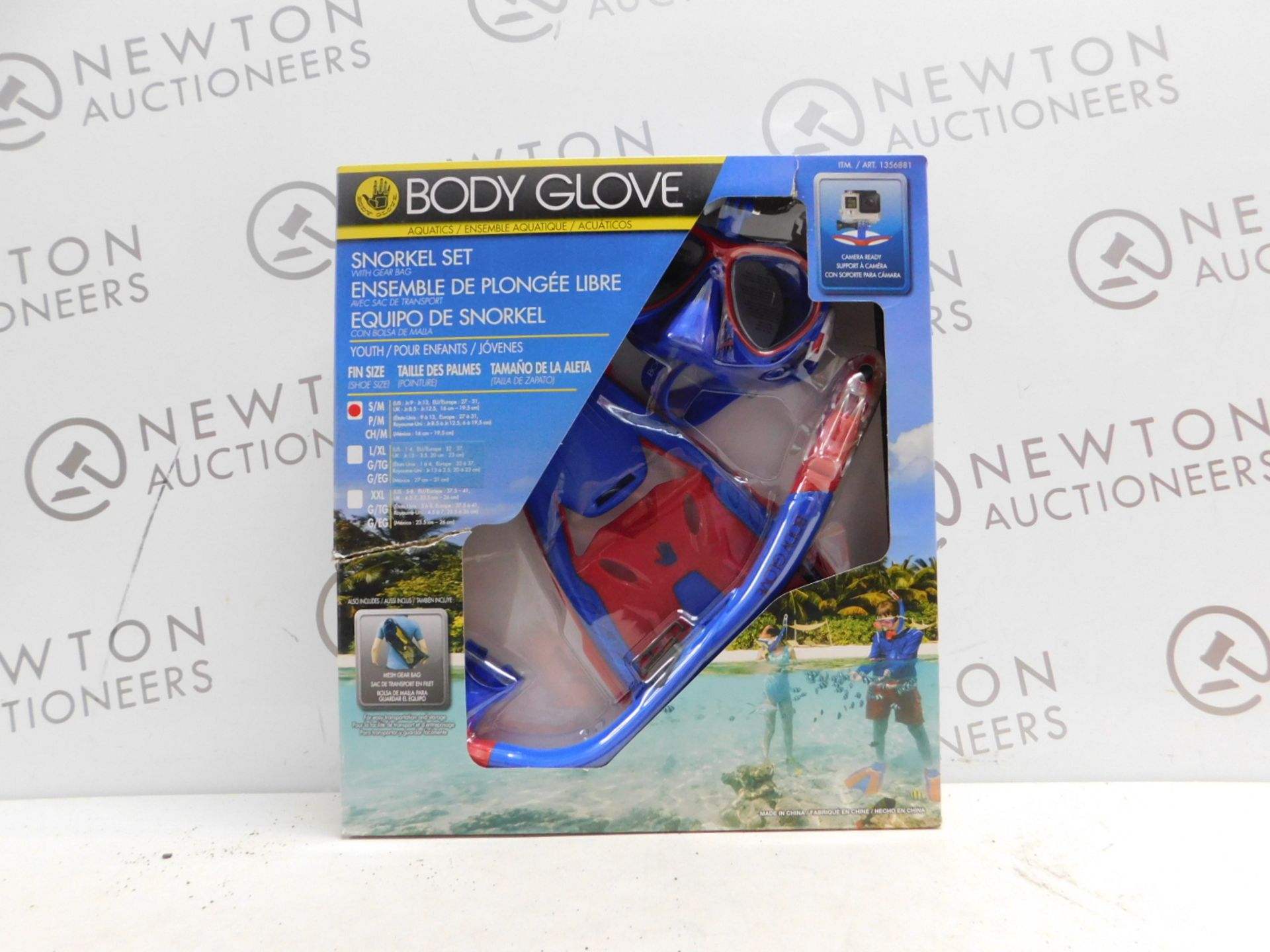 1 BRAND NEW BOXED BODY GLOVE SNORKEL SET RRP Â£49