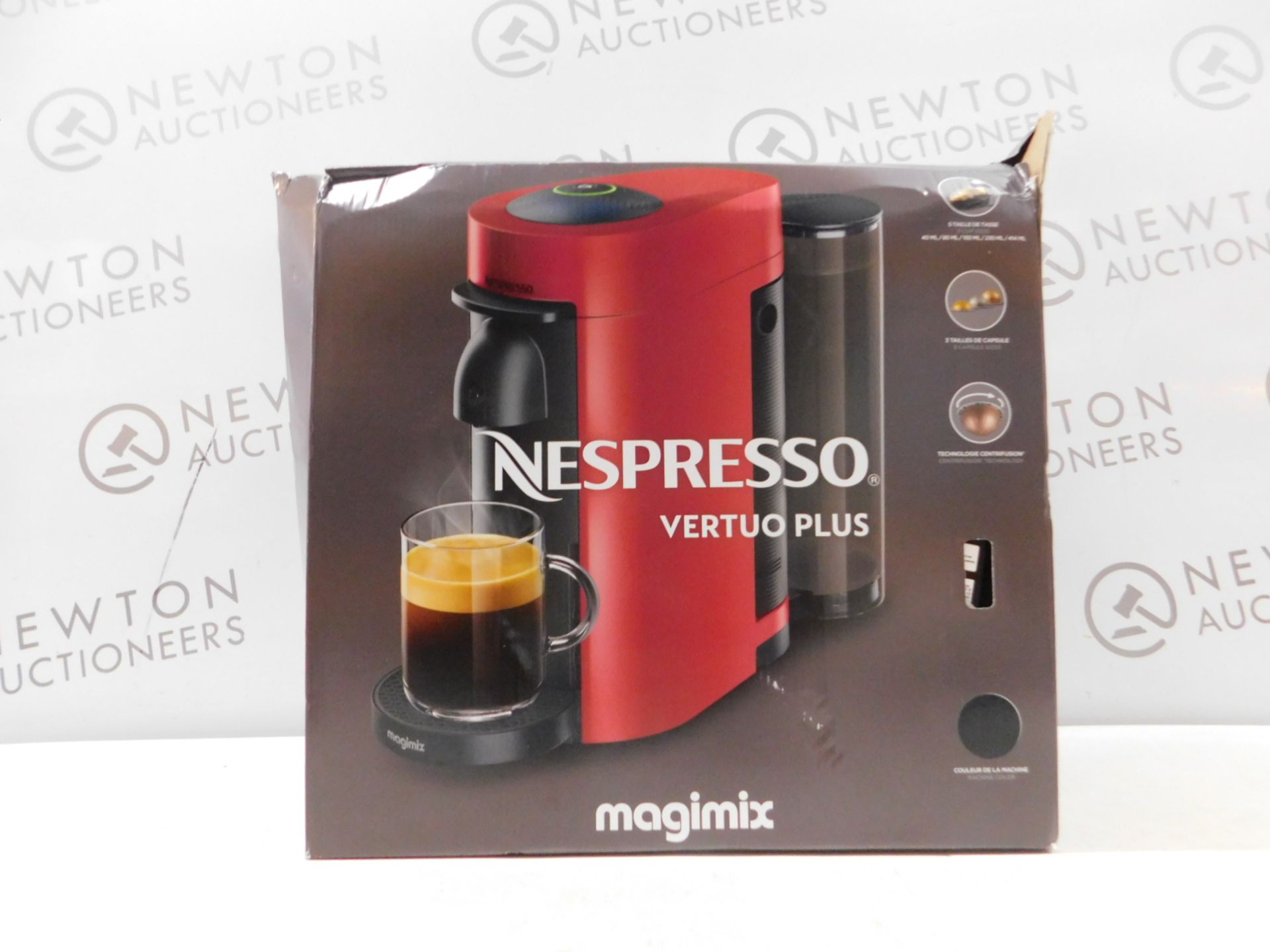 1 BOXED NESPRESSO VERTUO PLUS 11399 COFFEE MACHINE BY MAGIMIX RRP Â£129