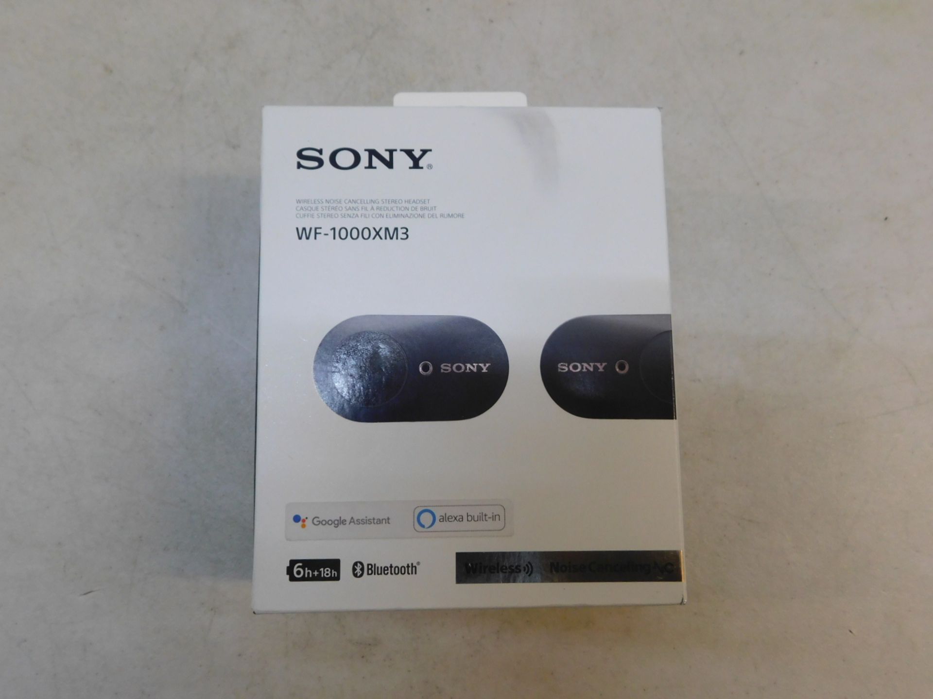 1 BOXED SONY EAR BUDS MODEL WF-1000XM3 RRP Â£229.99