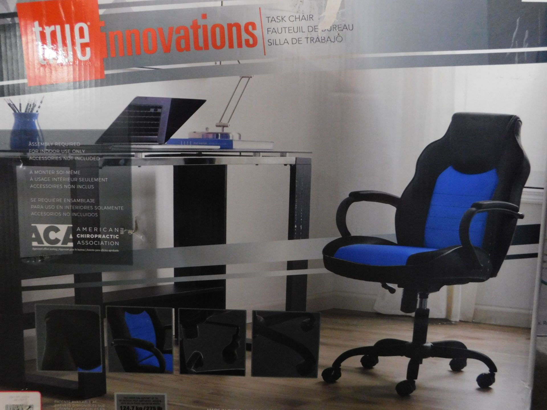 1 BOXED TRUE INNOVATIONS BACK TO SCHOOL OFFICE CHAIR RRP Â£99