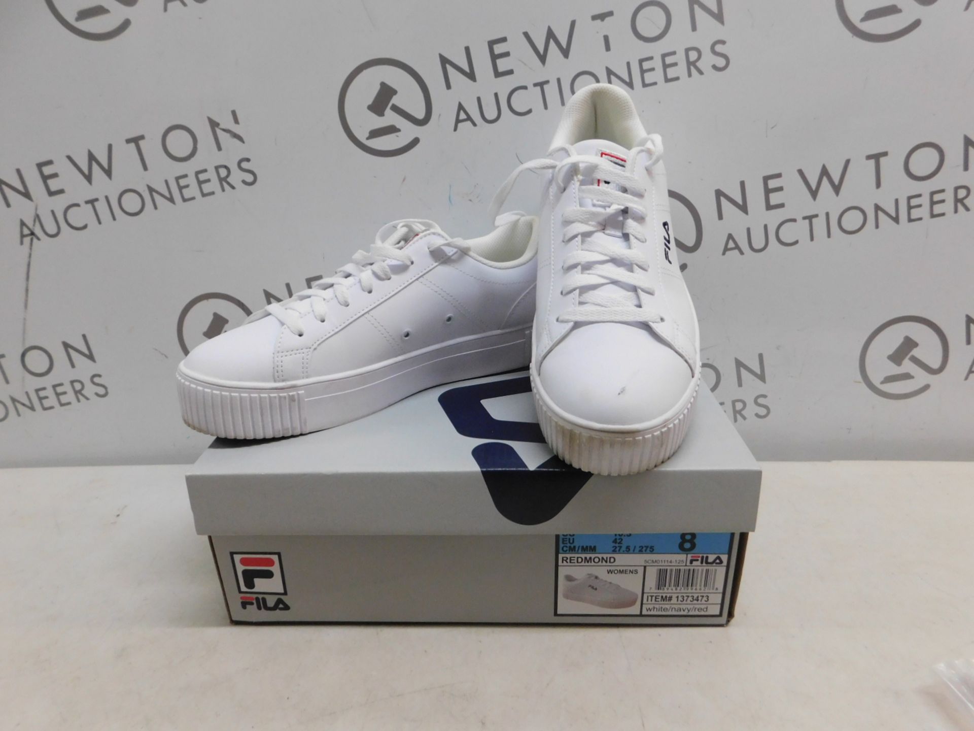 1 BOXED PAIR OF WOMENS FILA REDMOND TRAINERS UK SIZE 4.5 RRP Â£39