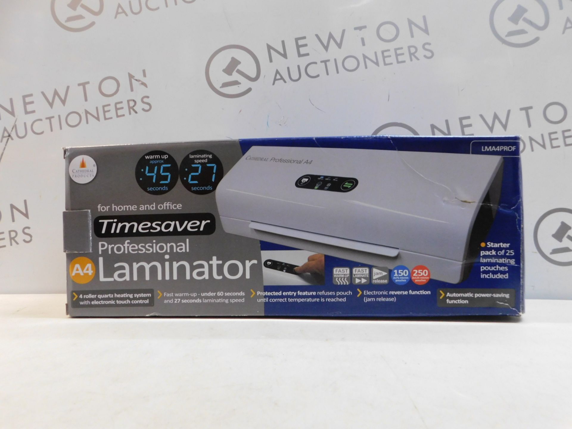 1 BOXED CATHEDRAL TIMESAVER PROFESSIONAL A4 LAMINATOR RRP Â£64.99