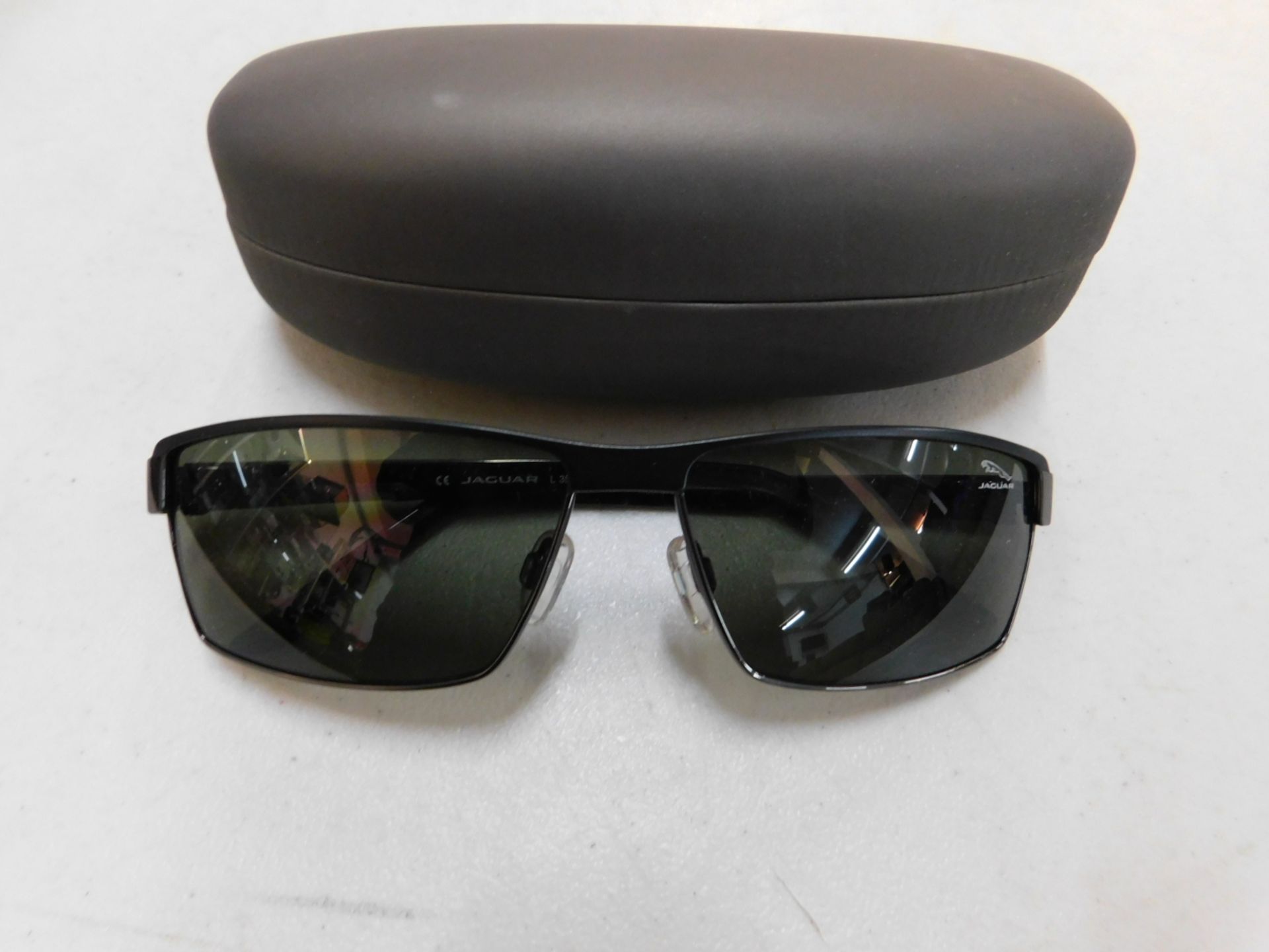 1 PAIR OF JAGUAR SUNGLASESS FRAME WITH CASE MODEL 37331 RRP Â£99.99