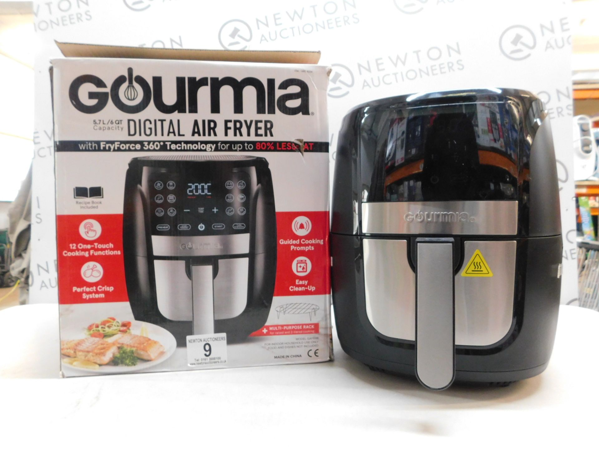 1 BOXED GOURMIA 6QT/5.7L DIGITAL AIR FRYER RRP Â£89.99