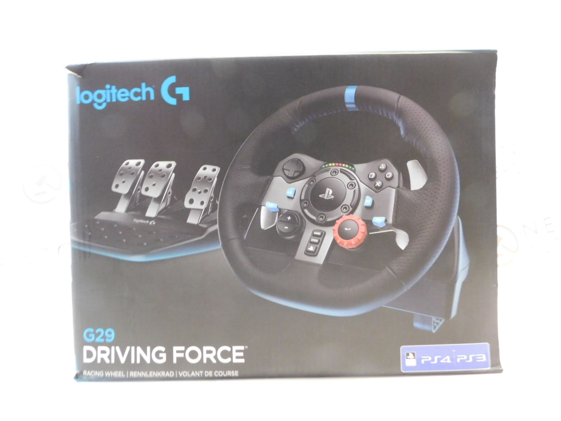 1 BOXED LOGITECH G29 DRIVING FORCE RACING WHEEL FOR PLAYSTATION 5, 4 & 3 RRP Â£229.99