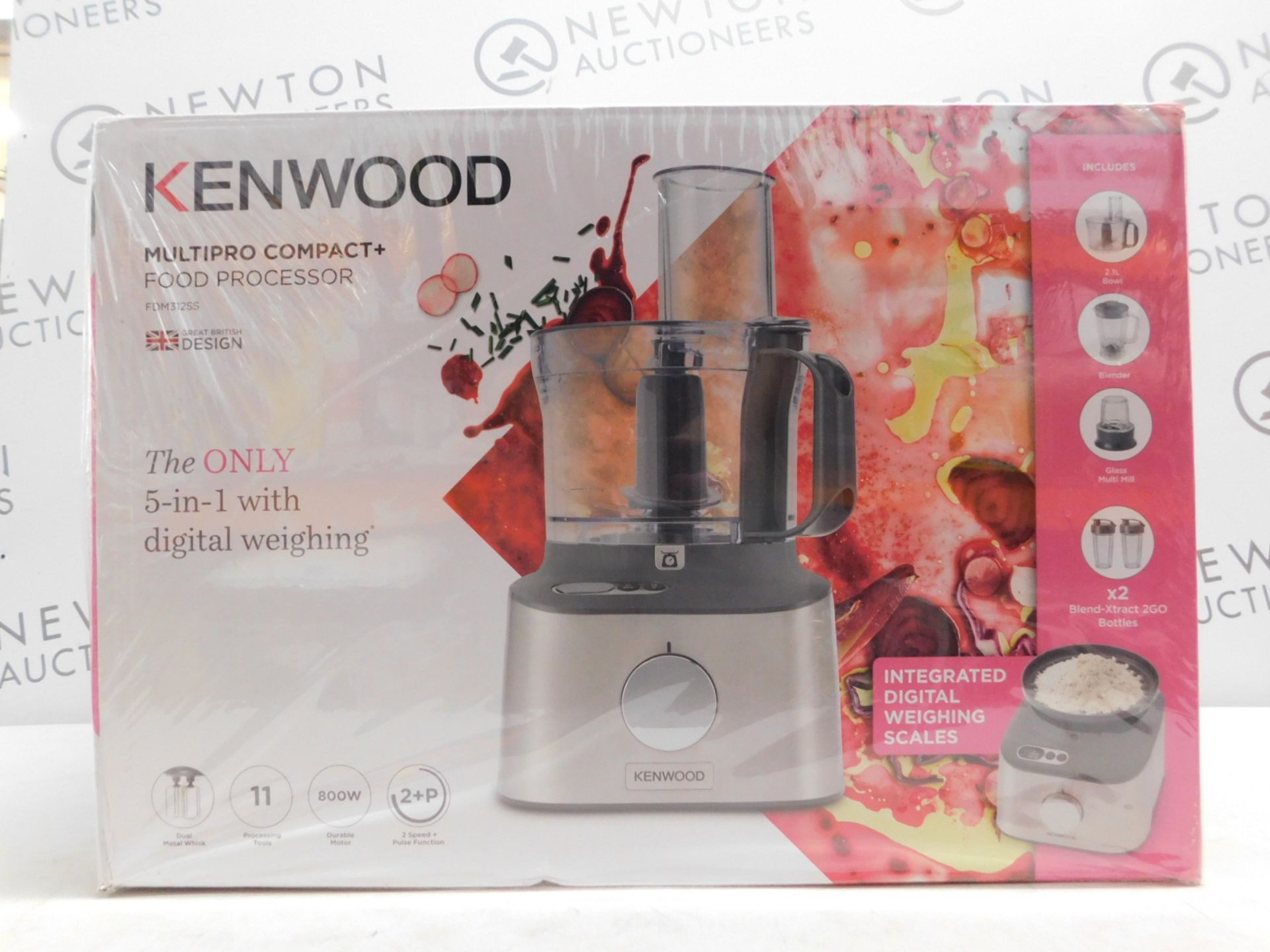 1 BOXED KENWOOD FDM312SS MULTIPRO COMPACT+ FOOD PROCESSOR Â£179 (SEALED)