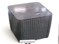 1 BOXED KETER OUTDOOR STORAGE TABLE 92L GARDEN PATIO RATTAN RRP Â£99