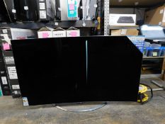 1 LG 65" 65EC970V 4K OLED ULTRA HD CURVED SMART TV WITH STAND RRP Â£999 (POWERS ON, LINE ON SCREEN
