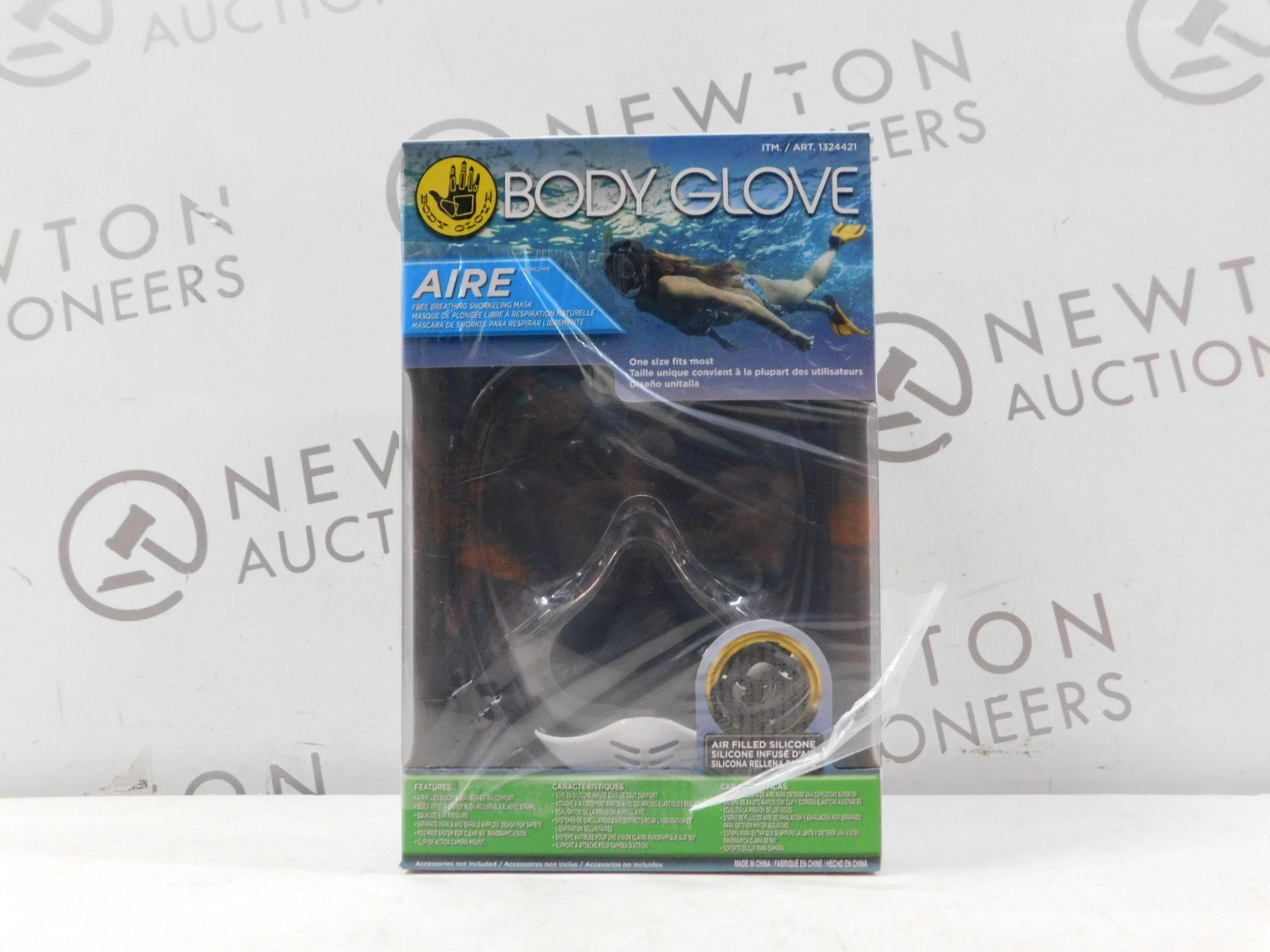 1 BRAND NEW BOXED BODY GLOVE AIRE SNORKELING MASK RRP Â£39.99