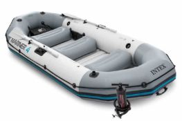 1 BOXED INTEX MARINER BOAT SUPER-TOUGH CONSTRUCTION RRP Â£399