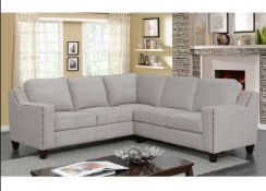 1 MSTAR INTERNATIONAL MADDOX FABRIC SECTIONAL SOFA RRP Â£899 (PICTURES FOR ILLUSTRATION PURPOSES