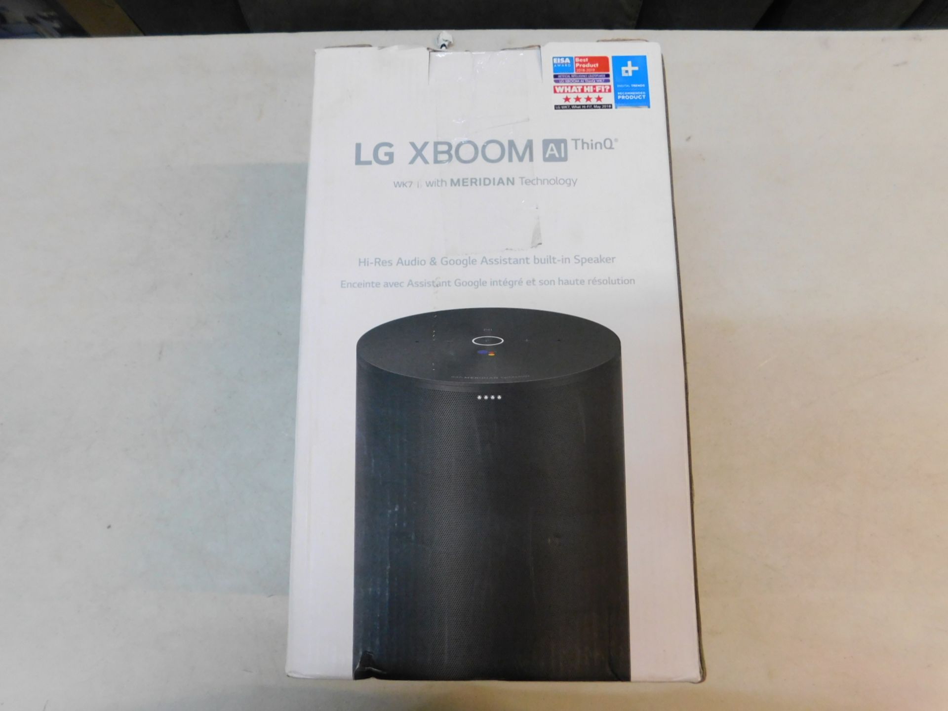 1 BOXED LG XBOOM THINQ SPEAKER WITH GOOGLE ASSIST RRP Â£99.99