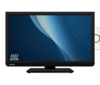 1 TOSHIBA 24D3433DB 24 INCH LED SMART TV WITH DVD PLAYER HD READY WITH STAND AND REMOTE RRP Â£199 (