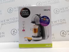 1 BOXED NESCAFE DOLCE GUSTO AUTOMATIC COFFEE POD MACHINE BY KRUPS RRP Â£114.99 (POWERS ON)