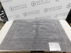 1 KIRKLAND SIGNATURE REVERSABLE 100% COTTON BATH RUG 60X91 CM RRP Â£19